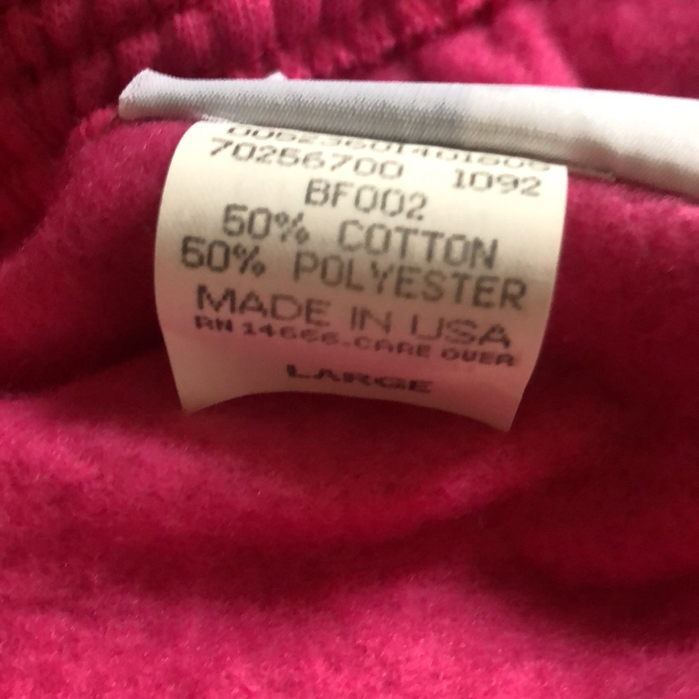 New sweatpants by Lee Apparel pink elastic waist and bottom cuff - Picture 9 of 13